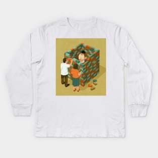 Teenager Wall Kids Long Sleeve T-Shirt